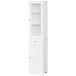 Armario Alto para Baño MDF y Acrílico kleankin, hogar - baño Armario Alto para Baño MDF y Acrílico kleankin, hogar - baño Blanco