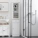 Armario Alto para Baño MDF y Acrílico kleankin, hogar - baño Armario Alto para Baño MDF y Acrílico kleankin, hogar - baño Blanco