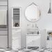 Armario Alto para Baño MDF y Acrílico kleankin, hogar - baño Armario Alto para Baño MDF y Acrílico kleankin, hogar - baño Blanco