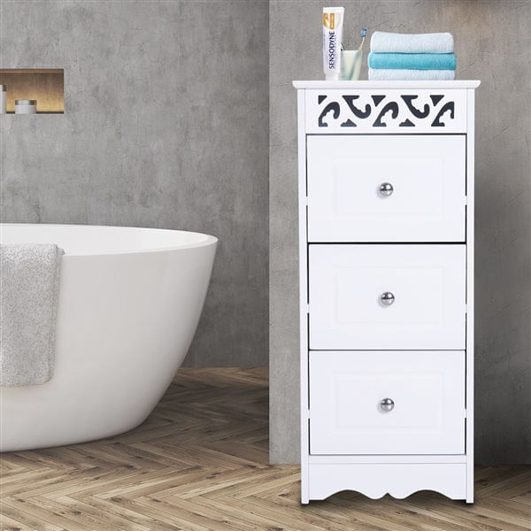 Armario de Almacenamiento MDF HOMCOM, hogar - baño