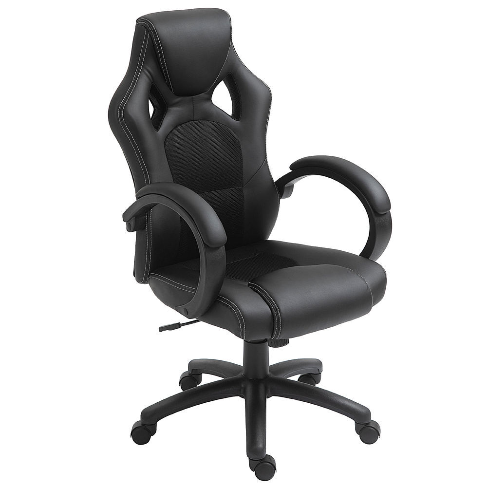 Silla de Oficina PU, PVC, Malla HOMCOM
