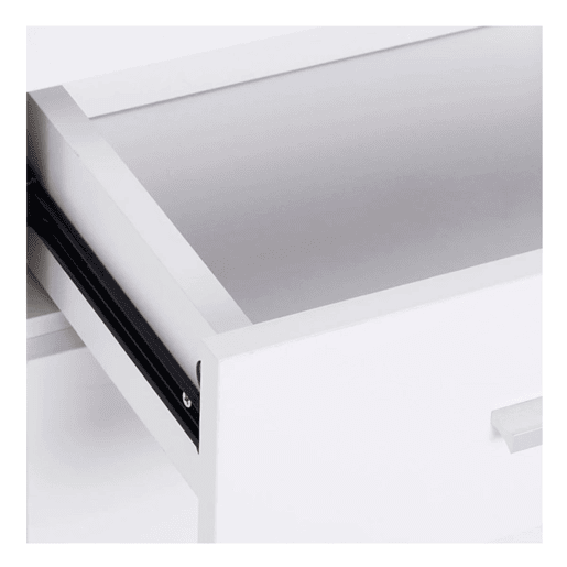 HOMCOM Armário Gabinete Aparador Móveis para Organizador de Armazenamento Refeições Polivalentes com Portas e Gavetas 106x35x76cm