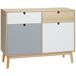 Aparador Auxiliar MDF HOMCOM, hogar - muebles de comedor 100 Aparador Auxiliar MDF HOMCOM, hogar - muebles de comedor 100 Multicolor
