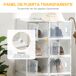 Armario Modular PP HOMCOM, hogar - muebles de recibidor 28 Armario Modular PP HOMCOM, hogar - muebles de recibidor 28 Blanco