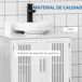 Mueble Bajo Lavabo MDF kleankin, hogar - baño 60 Mueble Bajo Lavabo MDF kleankin, hogar - baño 60 Blanco