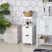 Armario de Baño Tablero de MDF kleankin, hogar - baño 30 Armario de Baño Tablero de MDF kleankin, hogar - baño 30 Blanco