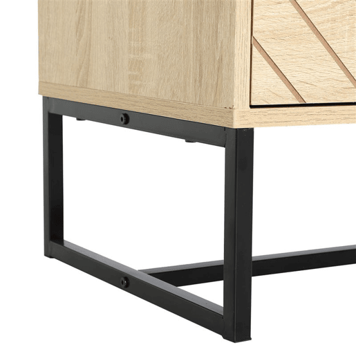 HOMCOM Cómoda com 5 Gavetas Estilo Retrô Móvel Auxiliar de Madeira para Sala de Estar Corredor 80x39,5x110 cm Madeira e Preto