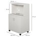 Aparador Auxiliar para Microonda Tablero de Partículas E1 HOMCOM 60 Aparador Auxiliar para Microonda Tablero de Partículas E1 HOMCOM 60 Blanco