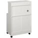 Aparador Auxiliar para Microonda Tablero de Partículas E1 HOMCOM 60 Aparador Auxiliar para Microonda Tablero de Partículas E1 HOMCOM 60 Blanco