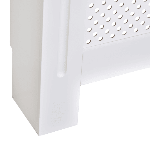 HOMCOM Cobertura de Radiador de MDF Cobertura para Radiador com Prateleira Estilo Moderno 78x19x82 cm Branco