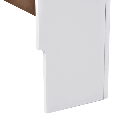 HOMCOM Cobertura de Radiador de MDF Cobertura para Radiador com Prateleira Estilo Moderno 78x19x82 cm Branco