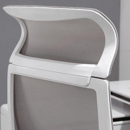 HOMCOM Cadeira ergonômica giratória para escritório altura ajustável e reclinável até 120º posição de bloqueio 64x61x120,9-128,9 cm Cinza