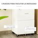 Cajonera de Oficina Vinsetto, oficina - muebles de oficina 43 Cajonera de Oficina Vinsetto, oficina - muebles de oficina 43 Blanco