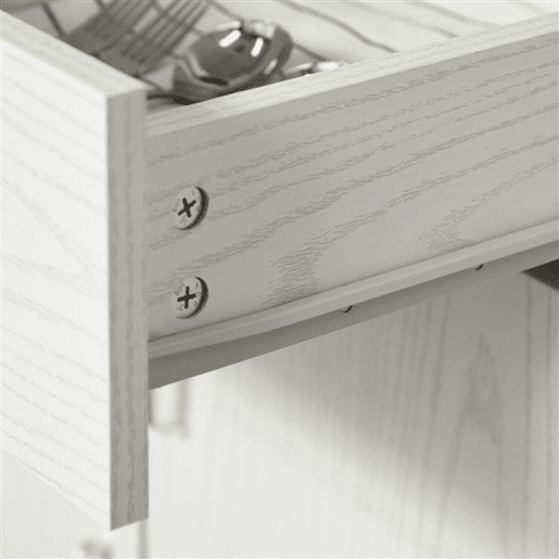 HOMCOM Armário Auxiliar para Cozinha com 3 Armários com Portas Prateleira Ajustável Gaveta e Prateleira Aberta 71x41x178 cm Branco