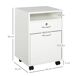 Cajonera para Oficina HOMCOM, oficina - muebles de oficina Cajonera para Oficina HOMCOM, oficina - muebles de oficina Blanco