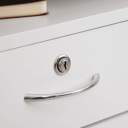 HOMCOM Unidade de Gavetas para Escritório com Rodas, Móvel Arquivador com Gaveta, Compartimento e Porta, 40x35x60 cm, Branco HOMCOM Unidade de Gavetas para Escritório com Rodas, Móvel Arquivador com Gaveta, Compartimento e Porta, 40x35x60 cm, Branco
