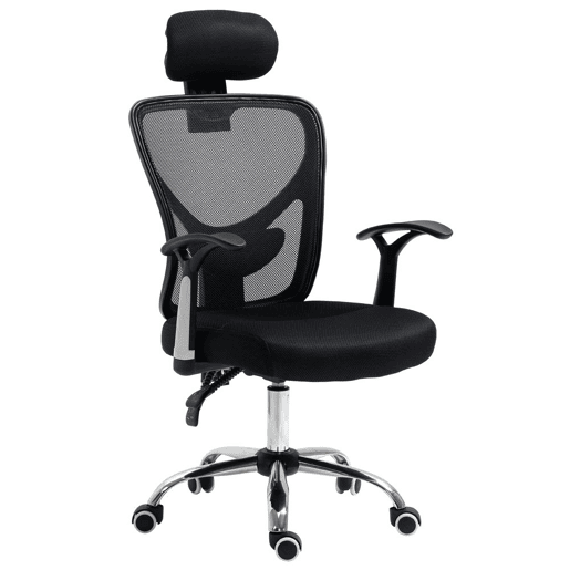 Vinsetto Cadeira de Escritório Ergonômica Cadeira de Escritório Giratória com Altura Ajustável Função Reclinável Apoio para a Cabeça e Suporte Lombar 65x67x108-118cm Preto Vinsetto Cadeira de Escritório Ergonômica Cadeira de Escritório Giratória com Altura Ajustável Função Reclinável Apoio para a Cabeça e Suporte Lombar 65x67x108-118cm Preto