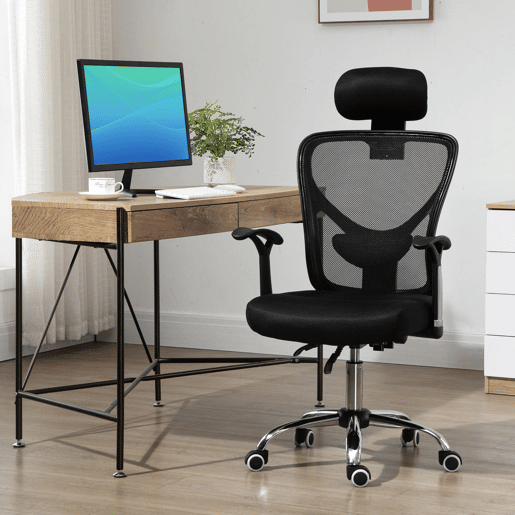 Vinsetto Cadeira de Escritório Ergonômica Cadeira de Escritório Giratória com Altura Ajustável Função Reclinável Apoio para a Cabeça e Suporte Lombar 65x67x108-118cm Preto Vinsetto Cadeira de Escritório Ergonômica Cadeira de Escritório Giratória com Altura Ajustável Função Reclinável Apoio para a Cabeça e Suporte Lombar 65x67x108-118cm Preto