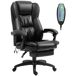 Silla Oficina Masaje PU, Espuma, PP, Nylon Vinsetto Silla Oficina Masaje PU, Espuma, PP, Nylon Vinsetto Negro