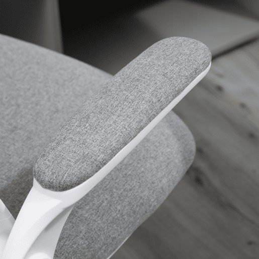 Vinsetto Cadeira de Escritório Giratória Função de Inclinação Altura Ajustável Ergonômica com Apoio de Braço Elevavel Carga 120 kg 62,5x60x94-104cm Cinza