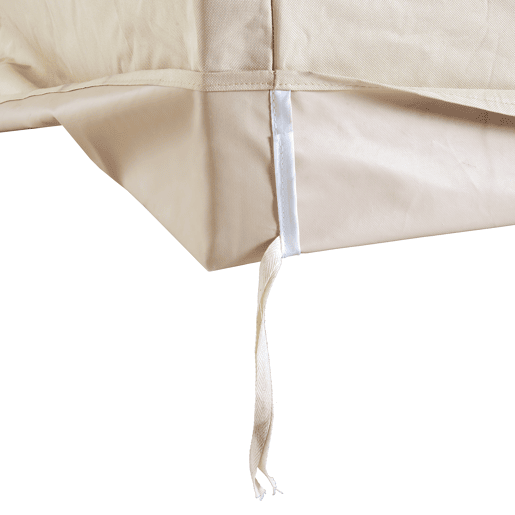 Outsunny Capa Protetora para Móveis de Jardim Cobertura de Móveis de Tecido Oxford 600D Impermeável para Sofás Bancos 218x111x63-101 cm Bege