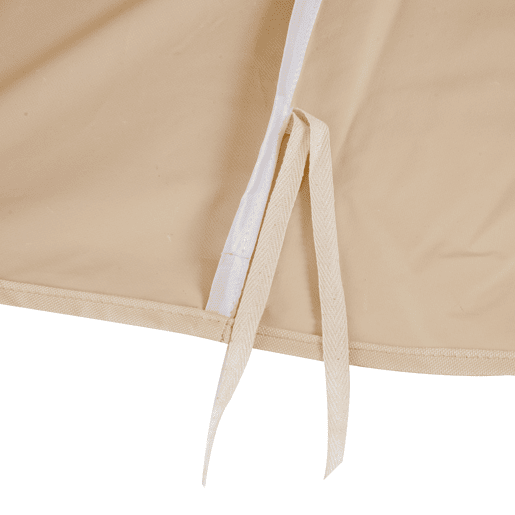 Outsunny Capa Protetora para Móveis de Jardim Cobertura de Móveis de Tecido Oxford 600D Impermeável para Sofás Bancos 218x111x63-101 cm Bege