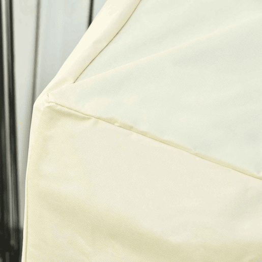 Outsunny Capa Protetora para Banco 2 Lugares Capa Protetora de Móveis Impermeável Exterior Jardim Proteção contra Chuva e Sol 140x84x5694cm Creme