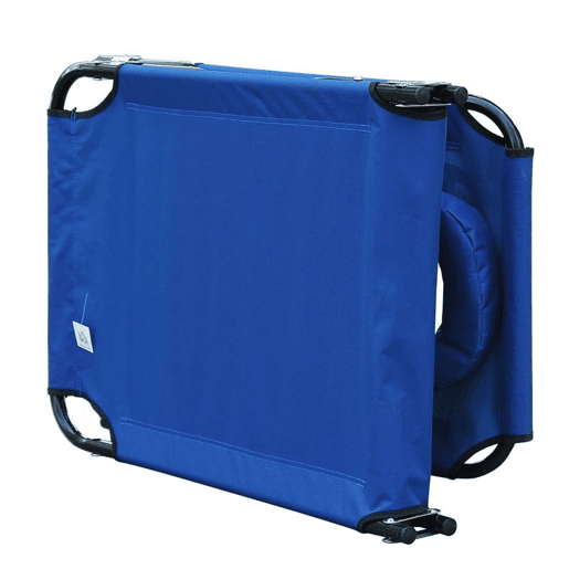 Outsunny Espreguiçadeira Dobrável com Encosto Regulável em 4 Posições Espreguiçadeira de Jardim com Orifício para Leitura Almofada Estrutura Metálica e Tecido Oxford para Praia Terraço Carga 120 kg 190x56x28 cm Azul