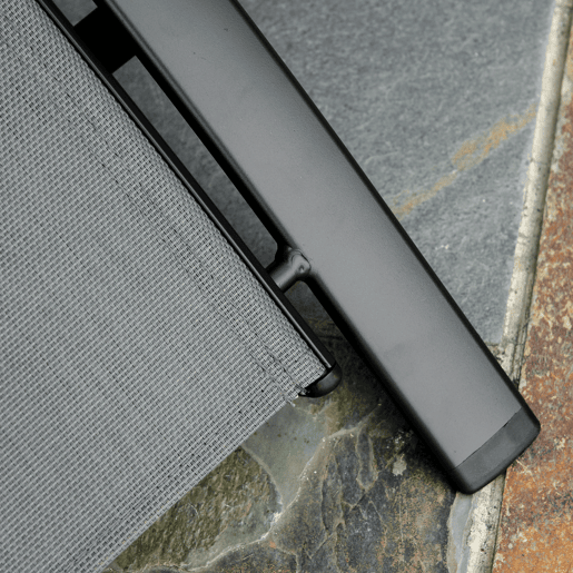 Outsunny Espreguiçadeira Reclinável com Encosto Ajustável em 5 Posições e Apoio de Cabeça Removível Acolchoado Alumínio Textilene para Varanda Terraço Jardim 171x64x82 cm Cinza