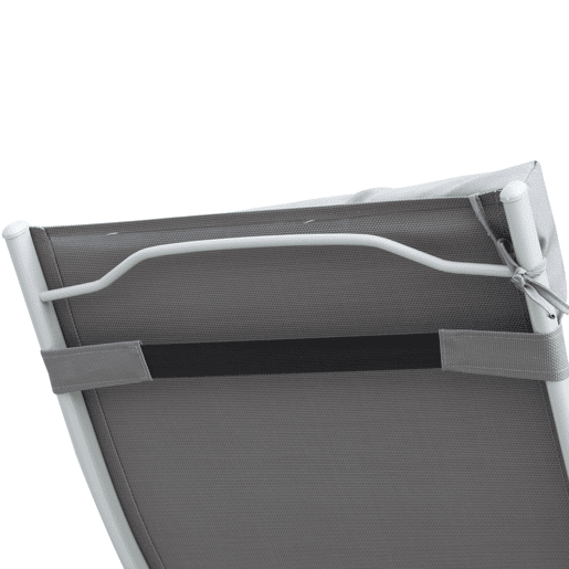 Outsunny Espreguiçadeira Dobrável de Jardim com Encosto Ajustável em 7 Posições, Almofada de Corpo Inteiro e Cabeça, para Terraço ou Piscina, Carga 165 kg, 137x63,5x100,5 cm, Cinzento
