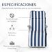 2 Tumbonas Plegable Acero, Poliéster Outsunny 2 Tumbonas Plegable Acero, Poliéster Outsunny Azul