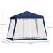 Carpa de Jardín Metal, Poliéster Outsunny 300x300 Carpa de Jardín Metal, Poliéster Outsunny 300x300 Azul