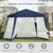 Carpa de Jardín Metal, Poliéster Outsunny 300x300 Carpa de Jardín Metal, Poliéster Outsunny 300x300 Azul