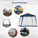 Carpa de Jardín Metal, Poliéster Outsunny 300x300 Carpa de Jardín Metal, Poliéster Outsunny 300x300 Azul
