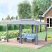 Cenador de Jardín Acero, Poliéster Outsunny 300x400 Cenador de Jardín Acero, Poliéster Outsunny 300x400 Gris
