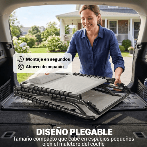 Outsunny Espreguiçadeira de Jardim Dobrável e Ajustável com 4 Posições Espreguiçadeira Reclinável para Exterior Estrutura de Aço 197x58x76 cm Creme