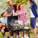 Barbacoa Mesa Ga Acero al Carbono Outsunny Barbacoa Mesa Ga Acero al Carbono Outsunny Negro