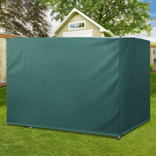 Outsunny Capa de Proteção para Baloiço de Jardim, Capa Impermeável com Fecho, 215x155x150 cm, Verde