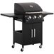 Barbacoa de Ga Acero al Carbono Outsunny Barbacoa de Ga Acero al Carbono Outsunny Negro