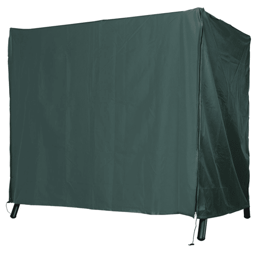 Outsunny Capa para Baloiço de Jardim, Capa para Baloiço de Exterior em Tecido Oxford 600D com 2 Fechos Impermeável 177x114x152 cm Verde Escuro