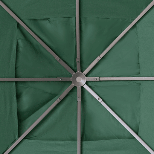 Outsunny Toldo de Substituição de 3x3m para Pérgola de Jardim com 8 Orifícios de Drenagem e Ventilação Verde