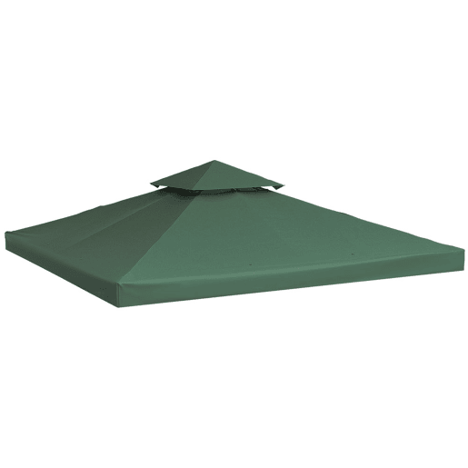 Outsunny Telhado de Substituição para Pérgola 3x3 m Cobertura de Substituição com Telhado Duplo 8 Orifícios de Drenagem e Proteção UV Apenas Toldo de Substituição para Pérgola Verde Outsunny Telhado de Substituição para Pérgola 3x3 m Cobertura de Substituição com Telhado Duplo 8 Orifícios de Drenagem e Proteção UV Apenas Toldo de Substituição para Pérgola Verde