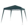 Outsunny Tenda Dobrável 3x3 m, Pop-up, Pavilhão de Jardim, Altura Ajustável com Saco de Transporte, Anti-UV, Impermeável, Gazebo para Campismo, Festas, Exterior, Verde