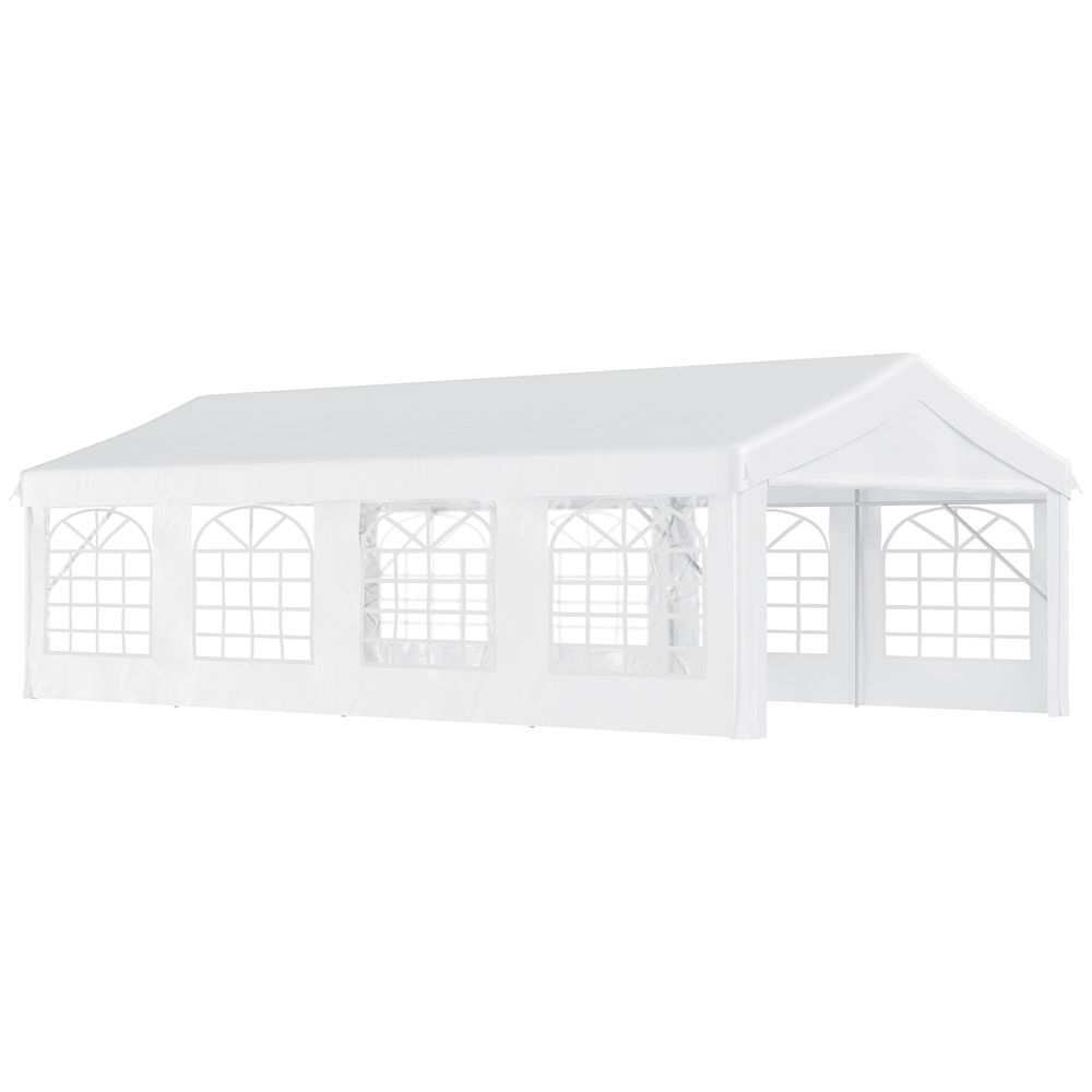 Carpa de Jardín Acero y PE Outsunny 800x400