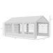 Carpa para Fiestas Acero, PE Outsunny 600x300 Carpa para Fiestas Acero, PE Outsunny 600x300 Blanco