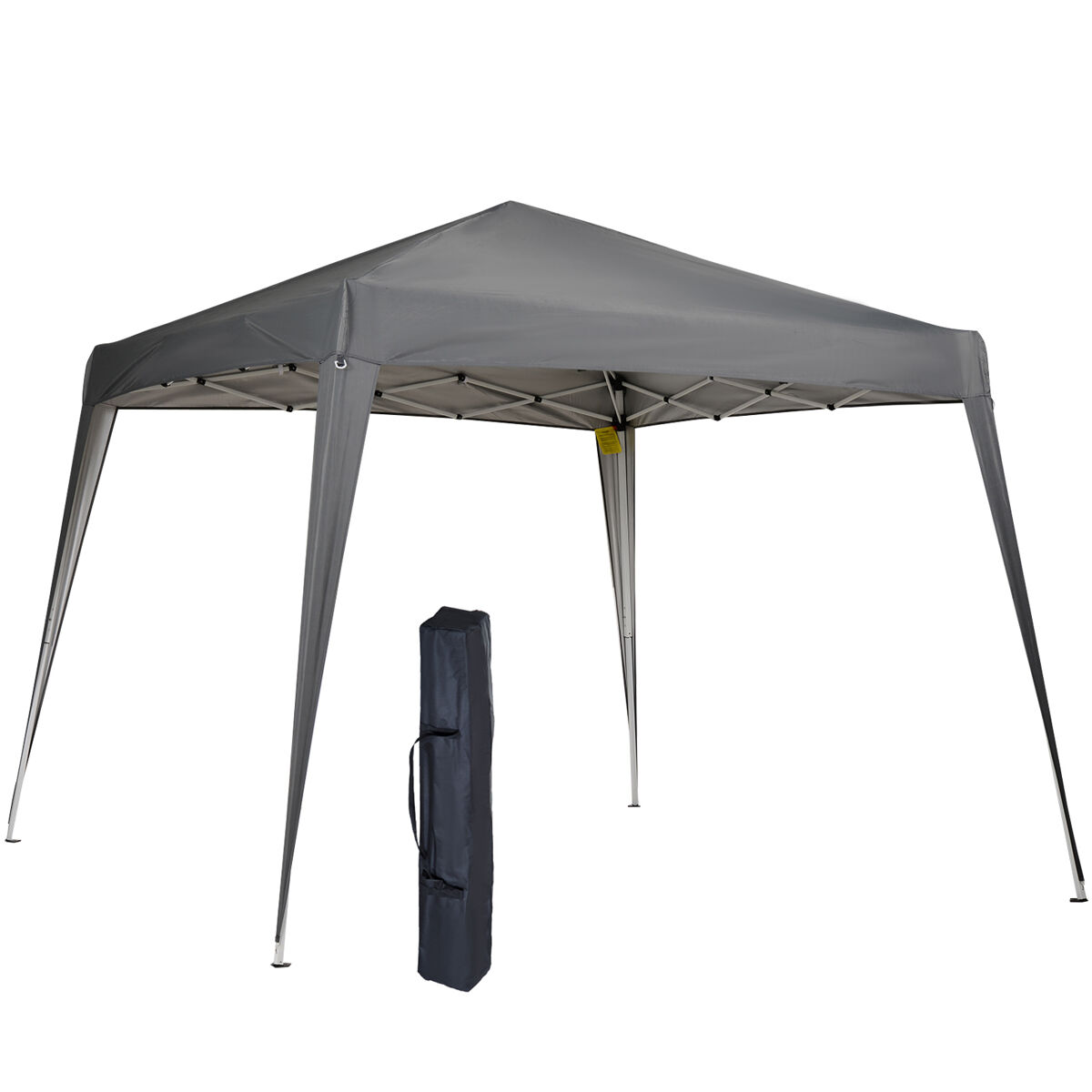 Carpa plegable Outsunny con diseño pop-up verde 250x297x297 cm 297x297