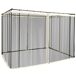 4 Paneles Mosquitera Carpa Poliéster, Nylon Outsunny 302x0 4 Paneles Mosquitera Carpa Poliéster, Nylon Outsunny 302x0 Negro