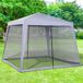 Carpa de Jardín Metal, Poliéster Outsunny 300x300 Carpa de Jardín Metal, Poliéster Outsunny 300x300 Gris