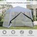 Carpa de Jardín Metal, Poliéster Outsunny 300x300 Carpa de Jardín Metal, Poliéster Outsunny 300x300 Gris