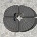 Base Peso Sombrilla HDPE Outsunny 100x100 Base Peso Sombrilla HDPE Outsunny 100x100 Marrón